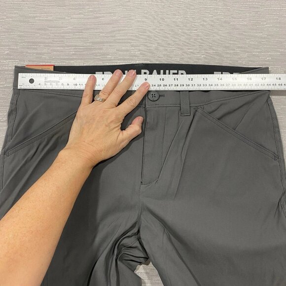Eddie Bauer Fleece Lined Tech Pants Mens 34 x 30" Gray Water Repellent Insulated - Picture 9 of 15